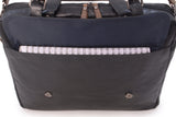 ASHWOOD - Soft Vintage Leather Briefcase Laptop Messenger Bag - F83 - Work Office College University - Black