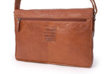 ASHWOOD - Vintage Leather Messenger Shoulder Bag - F85 - Office College University - Laptop Friendly - Honey (Tan)