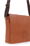 ASHWOOD - Messenger Bag - Cross Body / Shoulder / Laptop Bag - Business Office Work Bag - Genuine Leather - PEDRO - Tan