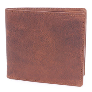 BUCKLESTONE - Mens Wallet - Hunter Leather - Gift Boxed - OXFORD - Hunter Tan-RFID