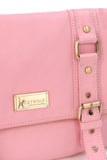 CATWALK COLLECTION HANDBAGS - Women's Leather Cross Body Bag - ABBEY ROAD - Fuchsia Pink