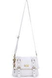 CATWALK COLLECTION HANDBAGS - Women's Leather Cross Body Bag - ABBEY ROAD - White