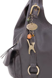 CATWALK COLLECTION HANDBAGS - Women's Leather Shoulder Bag - ALEX - Brown
