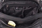 CATWALK COLLECTION HANDBAGS - Women's Leather Shoulder Bag - ALICE - Black