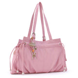 CATWALK COLLECTION HANDBAGS - Women's Leather Shoulder Bag - ALICE - Pink