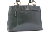 CATWALK COLLECTION HANDBAGS - Women's Large Vintage Leather Tote / Shoulder Bag - BELLSTONE - Green