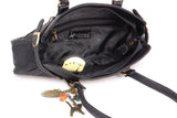 CATWALK COLLECTION HANDBAGS - Women's Leather Top Handle / Shoulder Bag - CARNABY STREET - Black