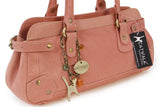 CATWALK COLLECTION HANDBAGS - Women's Leather Top Handle / Shoulder Bag - CARNABY STREET - Pink