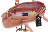 CATWALK COLLECTION HANDBAGS - Women's Leather Top Handle / Shoulder Bag - CARNABY STREET - Pink