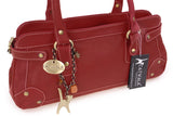CATWALK COLLECTION HANDBAGS - Women's Leather Top Handle / Shoulder Bag - CARNABY STREET - Red