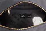 CATWALK COLLECTION HANDBAGS - Women's Leather Tote / Shoulder Bag - CAZ - Black
