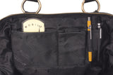 CATWALK COLLECTION HANDBAGS - Women's Leather Tote / Shoulder Bag - DOCTOR BAG - Black