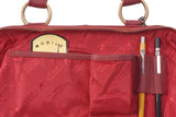 CATWALK COLLECTION HANDBAGS - Women's Leather Tote / Shoulder Bag - DOCTOR BAG - Red