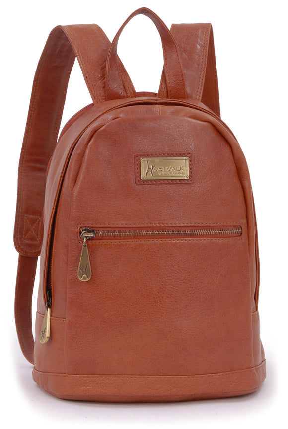 Vrba Genuine Leather Backpack Purse — Bostanten – BOSTANTEN