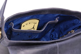 CATWALK COLLECTION HANDBAGS - Women's Leather Crossbody Bag - Flapover Shoulder Bag - Adjustable Strap - FREYA - Blue