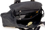 CATWALK COLLECTION HANDBAGS - Women's Soft Leather Top Handle / Slouchy Shoulder Bag - JANE - Black