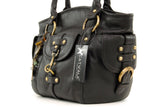 CATWALK COLLECTION HANDBAGS - Women's Leather Top Handle / Shoulder Bag - KARLIE - Dark Brown