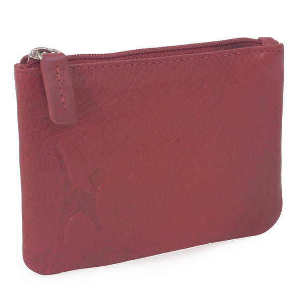 Eco Friendly Fabric & Red Cork Leather Purse for Women | Vegan Purse/Pouch  with a Zip | Handmade : Amazon.co.uk: Fashion