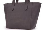CATWALK COLLECTION HANDBAGS - Women's Large Saffiano Leather Tote / Shopper Shoulder Bag - PALOMA - Brown