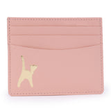 CATWALK COLLECTION HANDBAGS - Ladies Leather Credit Card Holder - Gift Boxed - POLINA - Pink - RFID
