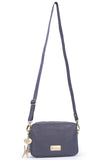 CATWALK COLLECTION HANDBAGS - Ladies Small Leather Cross Body Bag -  Women's Messenger Bag - POLLY - Blue