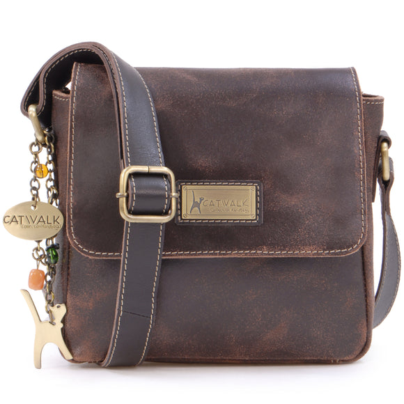 Gianni Conti Brown Soft Large Distressed Leather Zip Around RFID Purse  4208106 | David Viggers Ltd - Classic And Fashion Accessories