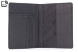 CATWALK COLLECTION HANDBAGS - Ladies Leather Passport Holder - Gift Boxed - SKYE - Black