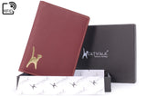 CATWALK COLLECTION HANDBAGS - Ladies Leather Passport Holder - Gift Boxed - SKYE - Red
