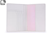 CATWALK COLLECTION HANDBAGS - Ladies Leather Passport Holder - Gift Boxed - SKYE - White
