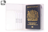 CATWALK COLLECTION HANDBAGS - Ladies Leather Passport Holder - Gift Boxed - SKYE - White