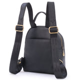 CATWALK COLLECTION HANDBAGS - Women's Leather Fashion Backpack / Rucksack - Casual Daypack - ZOEY - Black