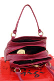 GIGI - Women's Leather Top Handle Handbag / Shoulder Bag - OTHELLO 4466 - with heart keyring charm - Pink