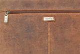 VISCONTI - Laptop Messenger Shoulder Bag - Hunter Leather - Office Work Organiser Bag - Multiple Pockets - 16077 - SCOTT - Oil Tan