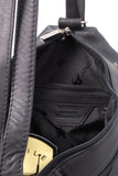 VISCONTI - Women's Rucksack Backpack Handbag - Genuine Leather- Adjustable Straps - Top Handle - 18357 - DANII - Black