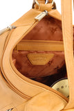 VISCONTI - Women's Rucksack Backpack Handbag - Genuine Leather- Adjustable Straps - Top Handle - 18357 - DANII - Sand (Tan)
