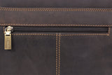 VISCONTI - Messenger Shoulder Bag - Genuine Leather - Tablet / iPad / Kindle - Office Work Shoulder Bag - 18563 - LEO - Oil Brown