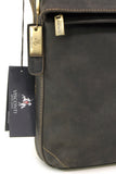 VISCONTI - Cross Body Bag - Genuine Leather - Flap Over Shoulder Messenger Bag - 18762 - VENUS - Oil Brown
