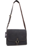 VISCONTI - Men's Shoulder Bag - Genuine Leather - 12 to 13 Inch Laptop Bag - A4 Office Work Bag - 18797 - GIANNI - Oil Brown
