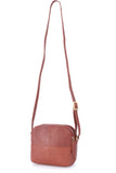 VISCONTI - Women's Small Leather Cross Body Bag / Organisor / Shoulder - with Long Adjustable Strap - HOLLY - 18939 - Brown