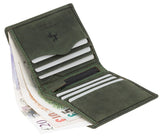 VISCONTI - Mens Wallet - Hunter Leather- Gift Boxed  - 705 - Arrow - Oil Green-RFID