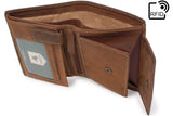 VISCONTI - Mens Wallet- Hunter Leather - Organiser - Gift Boxed - 709 - Rifle - Oil Tan-RFID