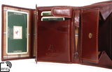 VISCONTI - Wallet - Italian Style Leather - RFID Available/ Hardwearing / GIFT BOXED - MZ3 MILAN - Brown-RFID