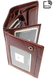 VISCONTI - Wallet - Italian Style Leather - RFID Available/ Hardwearing / GIFT BOXED - MZ3 MILAN - Brown-RFID