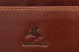 VISCONTI - Laptop Messenger Shoulder Bag - Vegetable Leather - 14 to 15 Inch Laptop Bag with Removable Padded Laptop Cover - Office Work Organiser Bag - Multiple Pockets - VT7 - ALDO - Tan Brown
